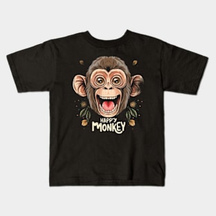 Happy Monkey Kids T-Shirt